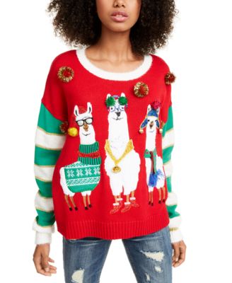 macy's ugly christmas sweater womens