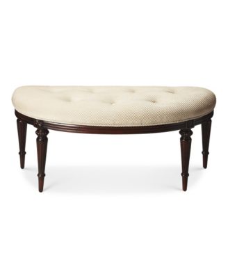 Tamara Cherry Demilune Bench