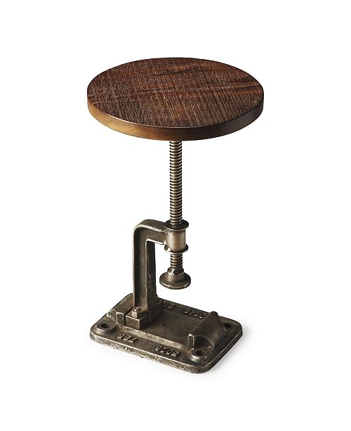 Butler Ellis Industrial Accent Table Reviews Furniture Macy S