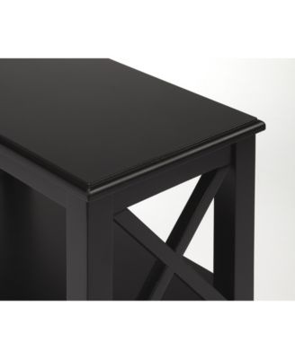 Vance Black Licrice Bookcase