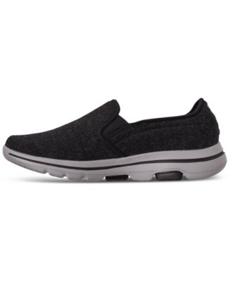 Skechers Men's Wash-A-Wool GoWalk Flint Slip-On Walking Sneakers