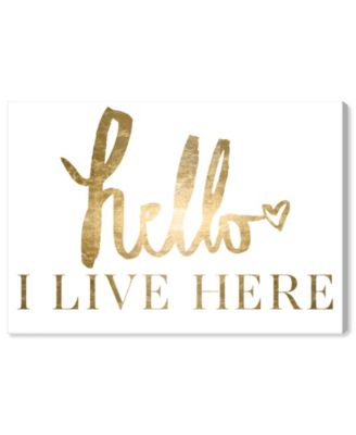 Carrie B.'s Quote Gold Foil Canvas Art - 24" x 36" x 1.5"