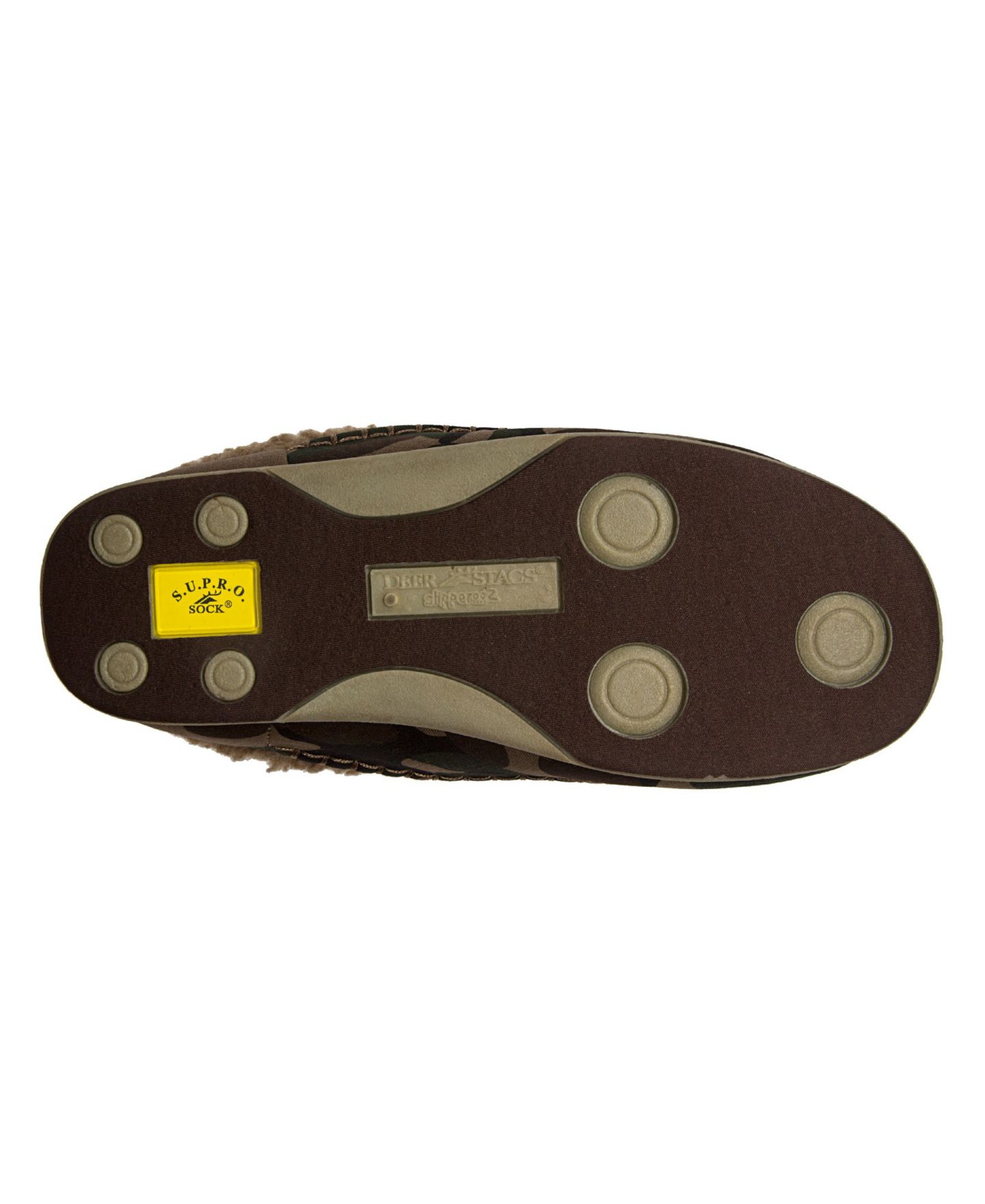 Мужские сабо DEER STAGS Slipperooz Nordic S.U.P.R.O. Sock Cushioned Indoor Outdoor Clog Slipper, цвет: Тёмный серый — фото 8