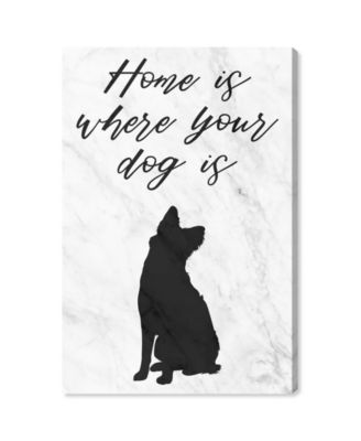 26663 Dog is Home Vertical Canvas Art - 15