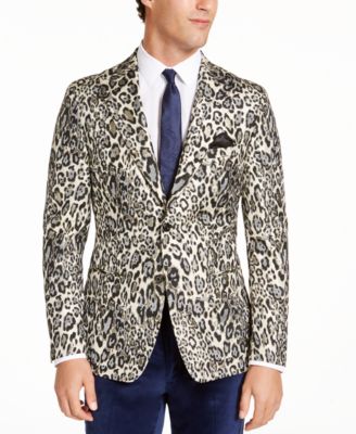 leopard print dinner jacket
