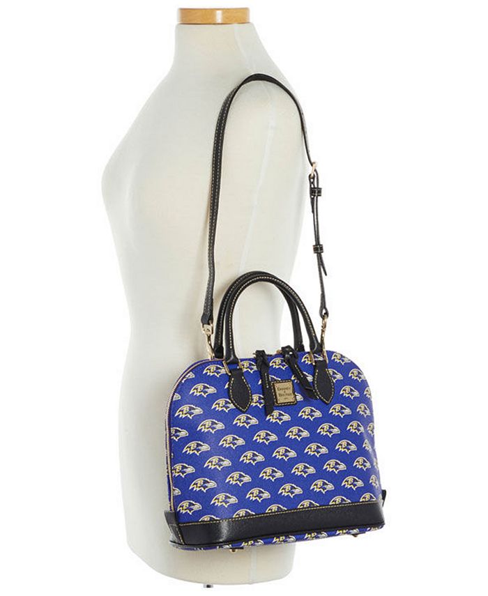 Dooney & Bourke Baltimore Ravens Saffiano Zip Satchel Macy's