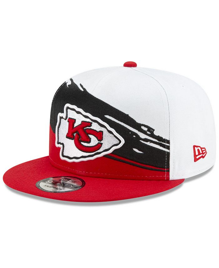 Men's New Era White/Scarlet San Francisco 49ers Vintage Paintbrush