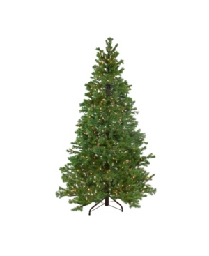 Shop Northlight 6.5' Pre-lit Pine Artificial Christmas Tree In Green