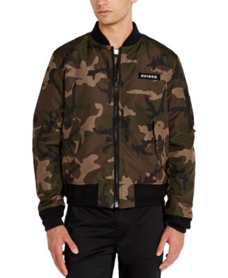 reversible camo bomber jacket