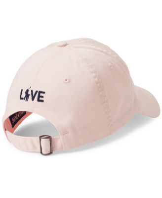 pink polo cap