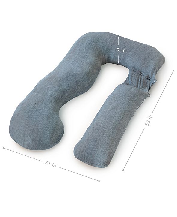 PharMeDoc Pregnancy Pillow with Cooling Cover & Reviews Pillows Bed
