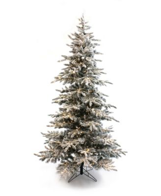 slim pre lit christmas tree