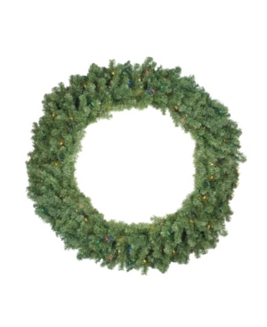 Northlight 48" Pre-lit Canadian Pine Artificial Christmas Wreath In Green