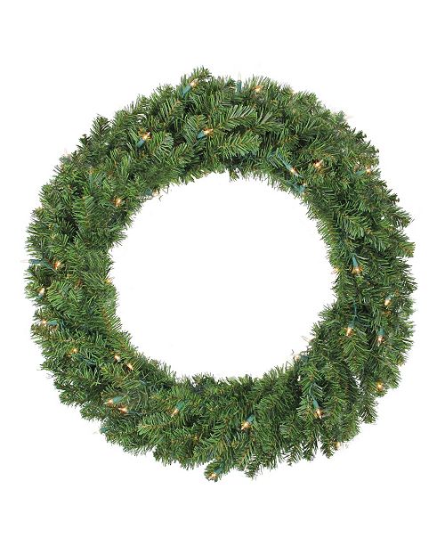 Northlight 30 Pre Lit Canadian Pine Artificial Christmas Wreath