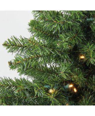 2' Pre-Lit LED Canadian Pine Artificial Christmas Tree - Clear Lights