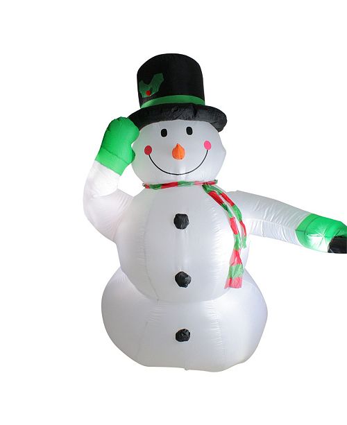 Northlight 8 Animated Inflatable Lighted Standing Snowman