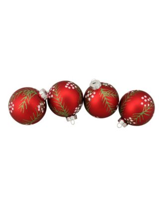 red ball ornaments