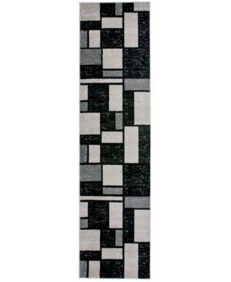 Alba Alb308 Gray 2' x 7'2" Runner Rug
