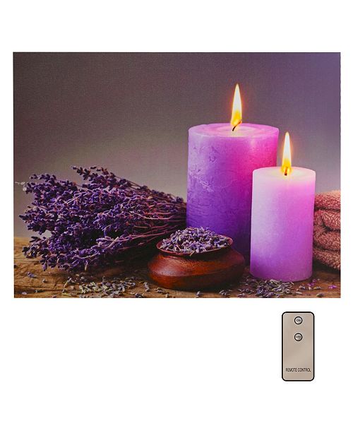 Jh Specialties Inc Lumabase Lumabase Lavender And Candles Battery