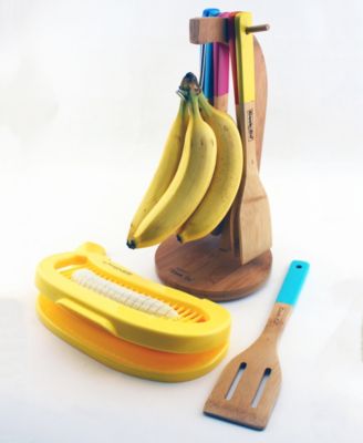 CooknCo Bamboo Banana Hanger & Cutter Set