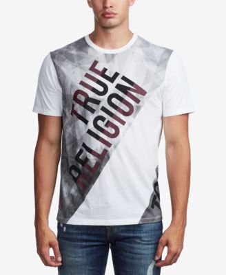 True Religion - Men's DIAGNOL BLOCKED T-SHIRT
