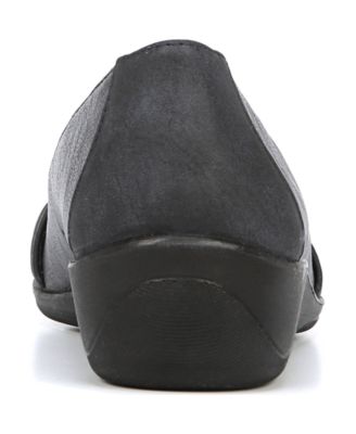 Giày Búp Bê Nữ Lifestride Promise Ballet Flat Black Faux Leather Màu