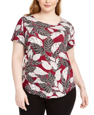 macys plus size t shirts