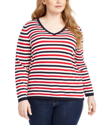 tommy striped sweater