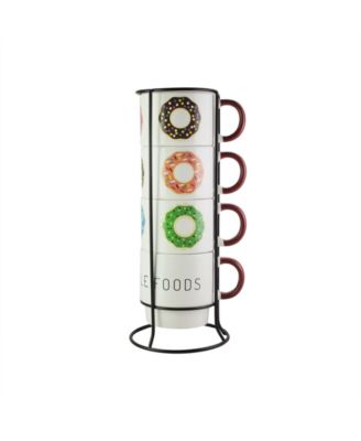 American Atelier - Donuts 5 PC Mug Set