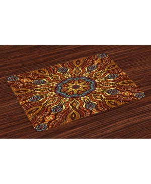 Ambesonne Ethnic Place Mats Set of 4