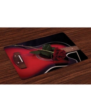 Ambesonne Place Mats Set of 4