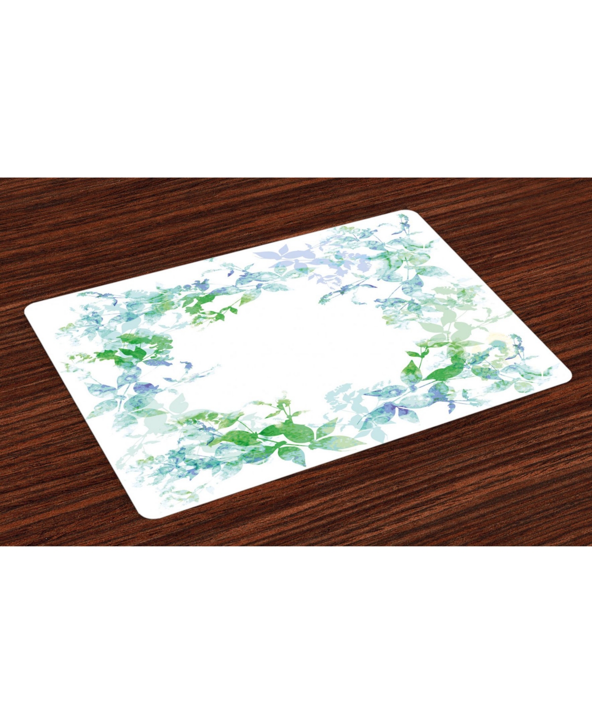 AMBESONNE MINT PLACE MATS, SET OF 4