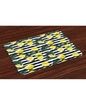 Ambesonne Modern Place Mats Set of 4