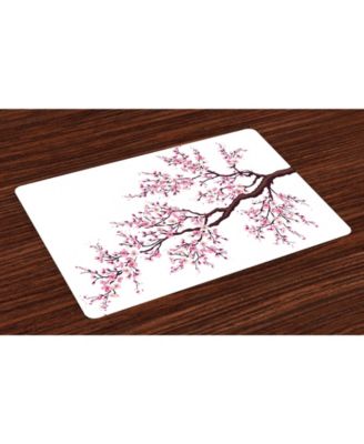 Ambesonne Japanese Place Mats, Set of 4 - Macy's