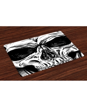 Ambesonne Halloween Place Mats Set of 4