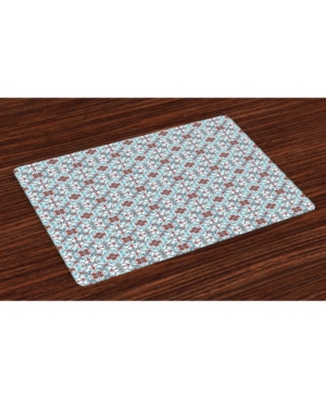 Ambesonne Vintage-Like Place Mats Set of 4