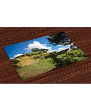 Ambesonne Hobbits Place Mats Set of 4