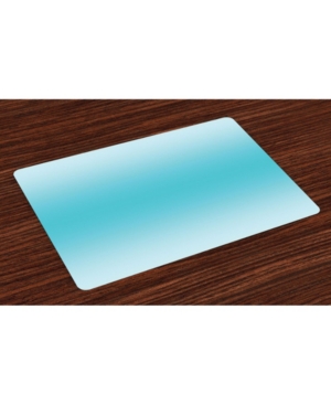 Ambesonne Ombre Place Mats Set of 4