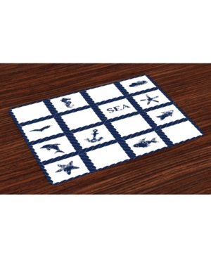 Ambesonne Place Mats Set of 4