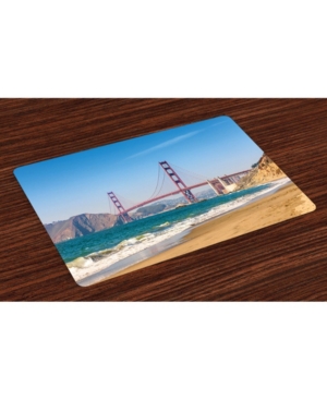 Ambesonne Landscape Place Mats Set of 4