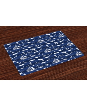 Ambesonne Place Mats Set of 4