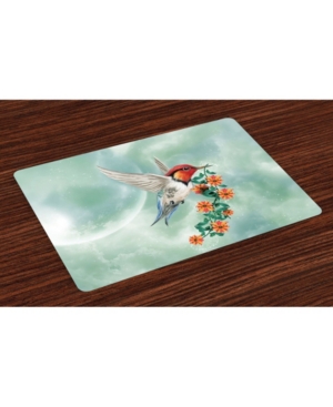 Ambesonne Hummingbird Place Mats Set of 4