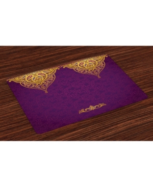 Ambesonne Place Mats Set of 4