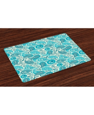 Ambesonne Turquoise Place Mats Set of 4