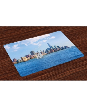 Ambesonne Sailboat Place Mats Set of 4