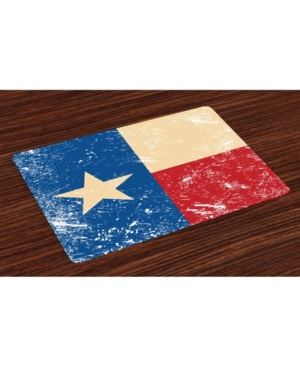 Ambesonne Texas Star Place Mats Set of 4