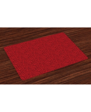 Ambesonne Place Mats Set of 4