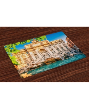 Ambesonne Italy Place Mats Set of 4