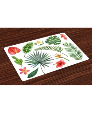 Ambesonne Plant Place Mats Set of 4