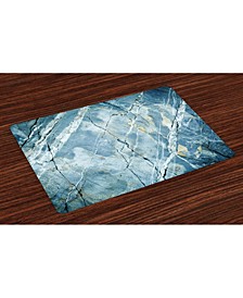Marble Place Mats, Set of 4